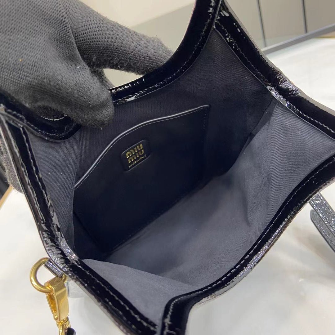 Ivy Patent Naplak Leather Tote Bag