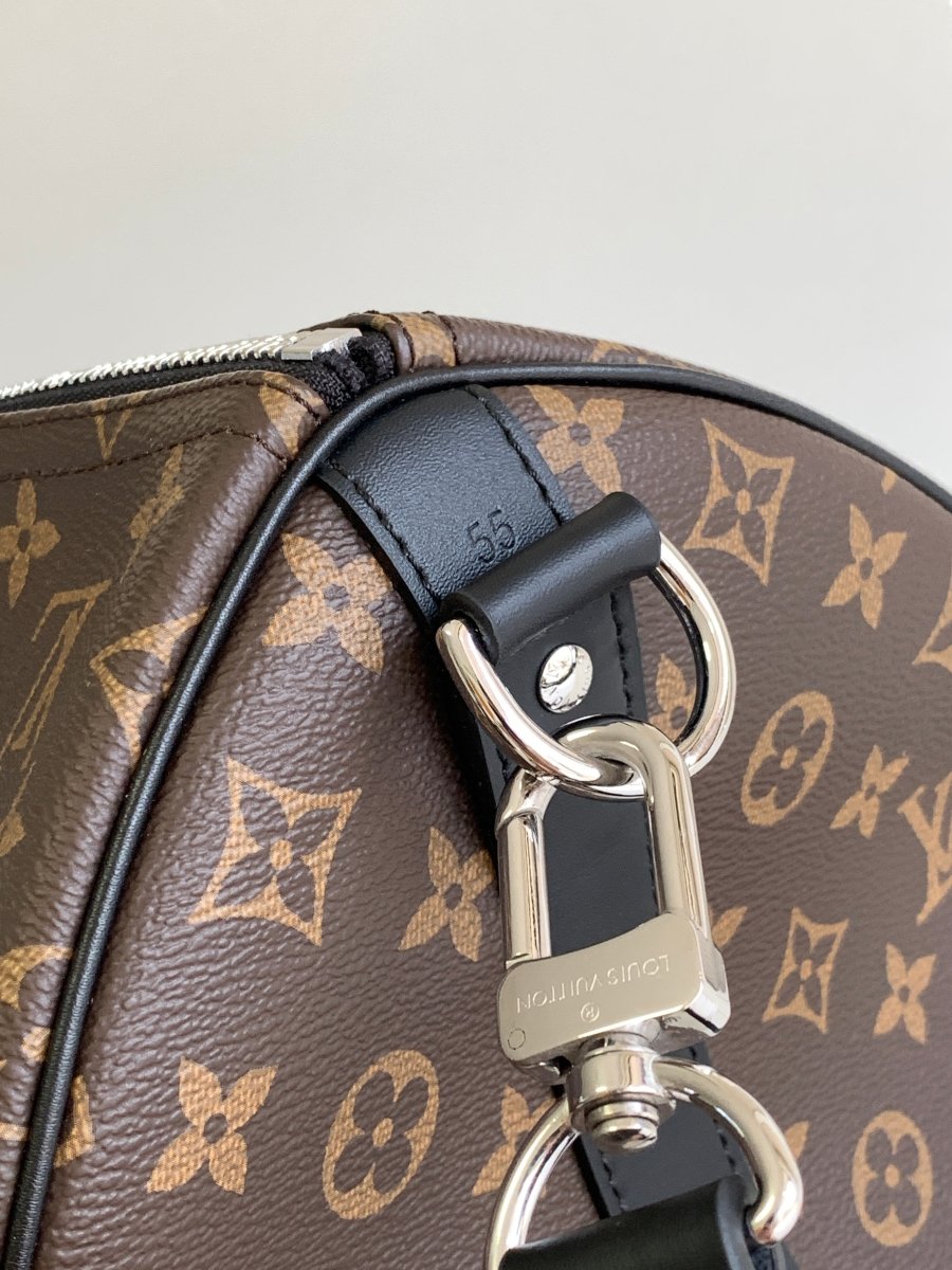 Keepall Bandoulière Monogram Eclipse Travel Bag – Designer Inspired Bags