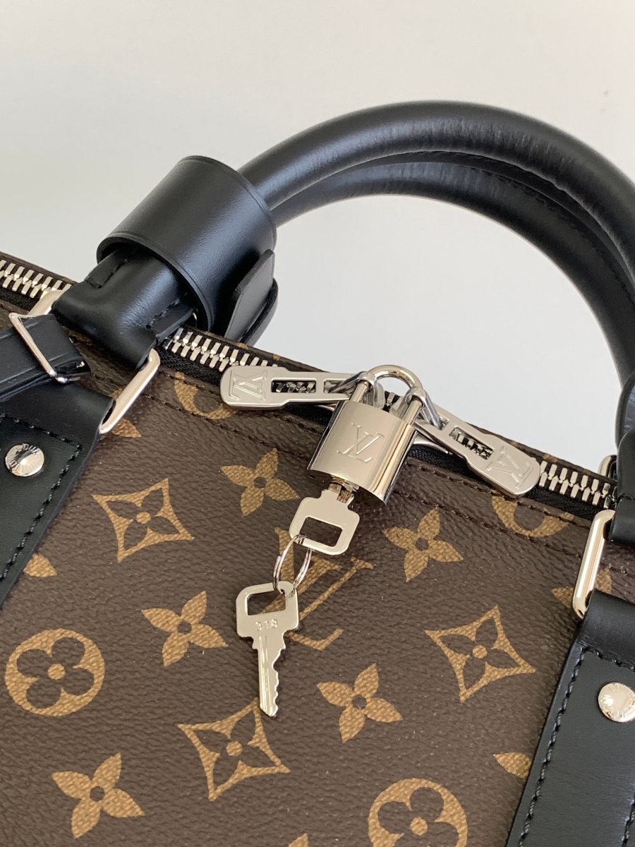 Keepall Bandoulière Monogram Eclipse Travel Bag – Designer Inspired Bags