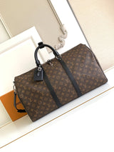 Keepall Bandoulière Monogram Eclipse Travel Bag – Designer Inspired Bags