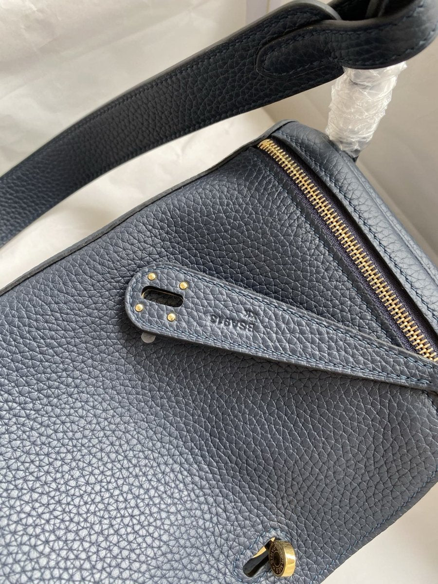 Lindy Soft Leather Handbag with Dual Top Handles