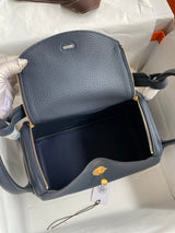 Lindy Soft Leather Handbag with Dual Top Handles