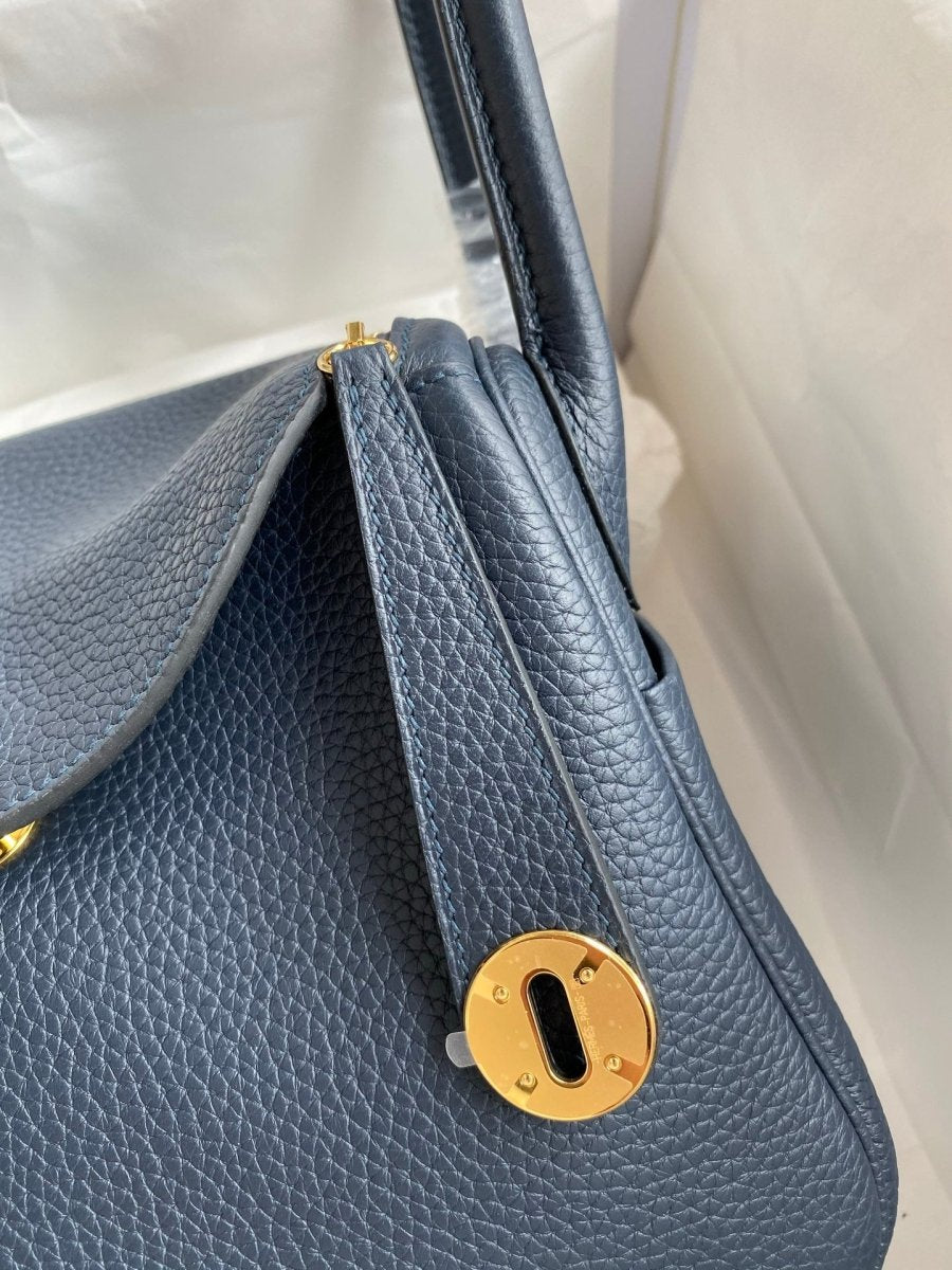 Lindy Soft Leather Handbag with Dual Top Handles