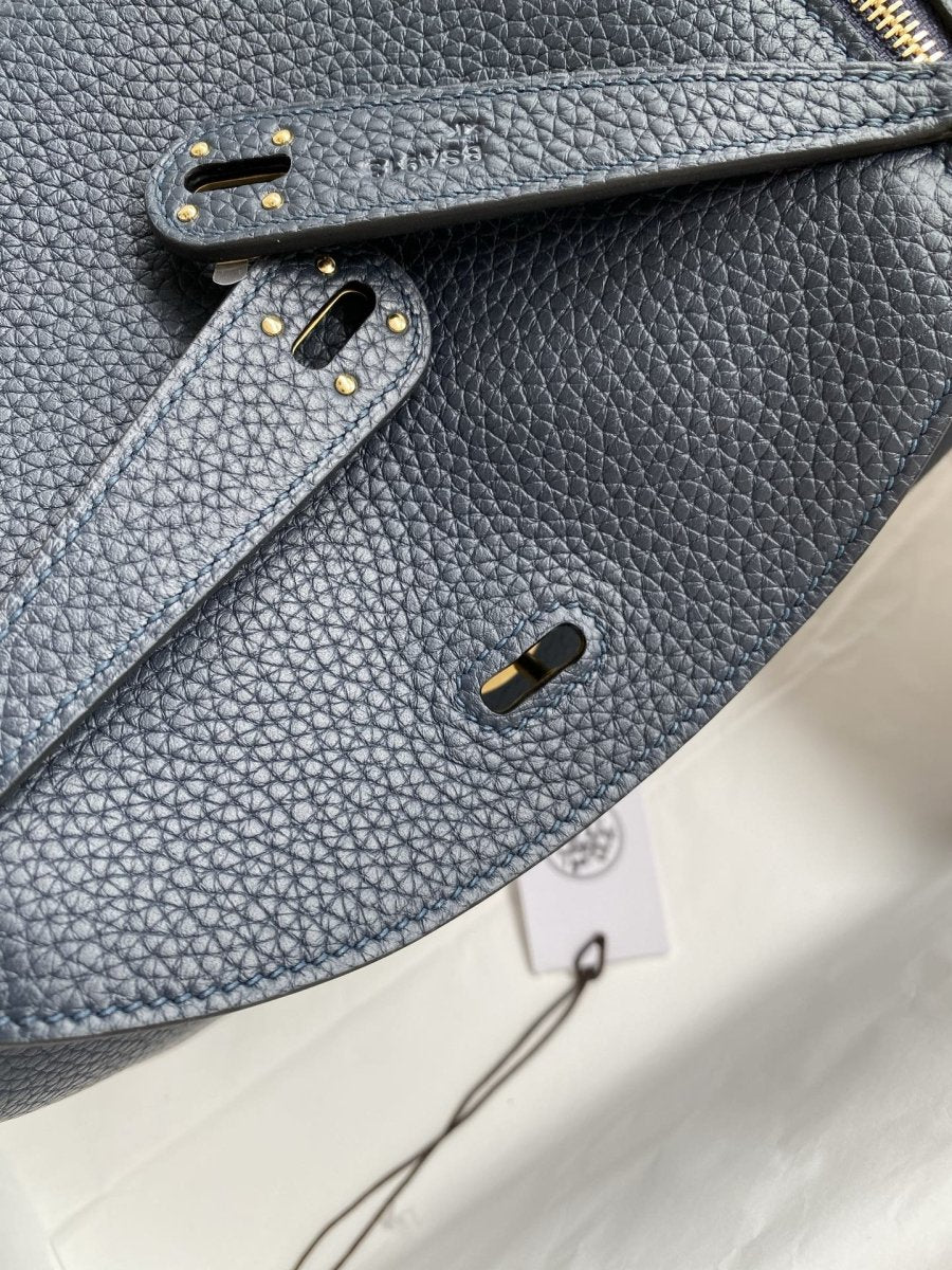 Lindy Soft Leather Handbag with Dual Top Handles