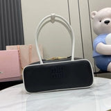 Luxury Retro Leather Bowling Bag