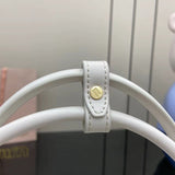 Luxury Retro Leather Bowling Bag