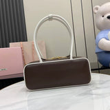 Luxury Retro Leather Bowling Bag