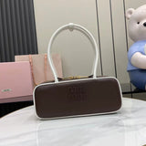 Luxury Retro Leather Bowling Bag