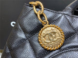 Medallion Tote Caviar Skin Bag