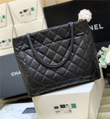 Medallion Tote Caviar Skin Bag