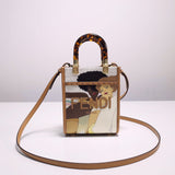 Mini Sunshine Shopper Bag – Luxury Inspired Birkin Girls Graphic Design