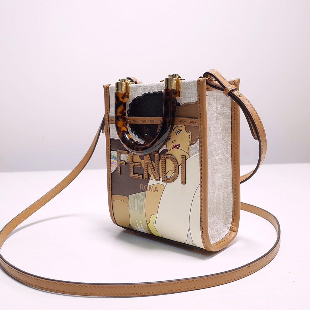 Mini Sunshine Shopper Bag – Luxury Inspired Birkin Girls Graphic Design