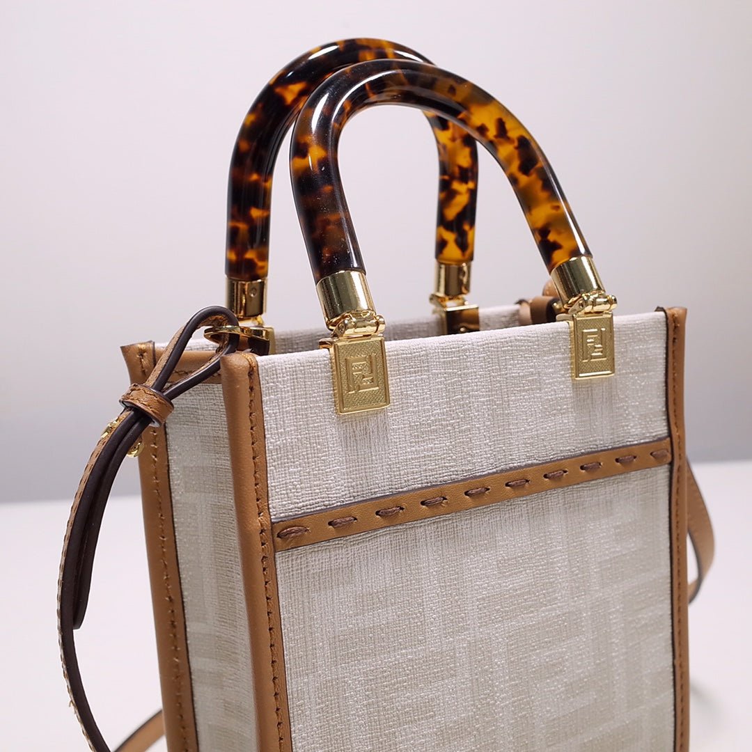 Mini Sunshine Shopper Bag – Luxury Inspired Birkin Girls Graphic Design