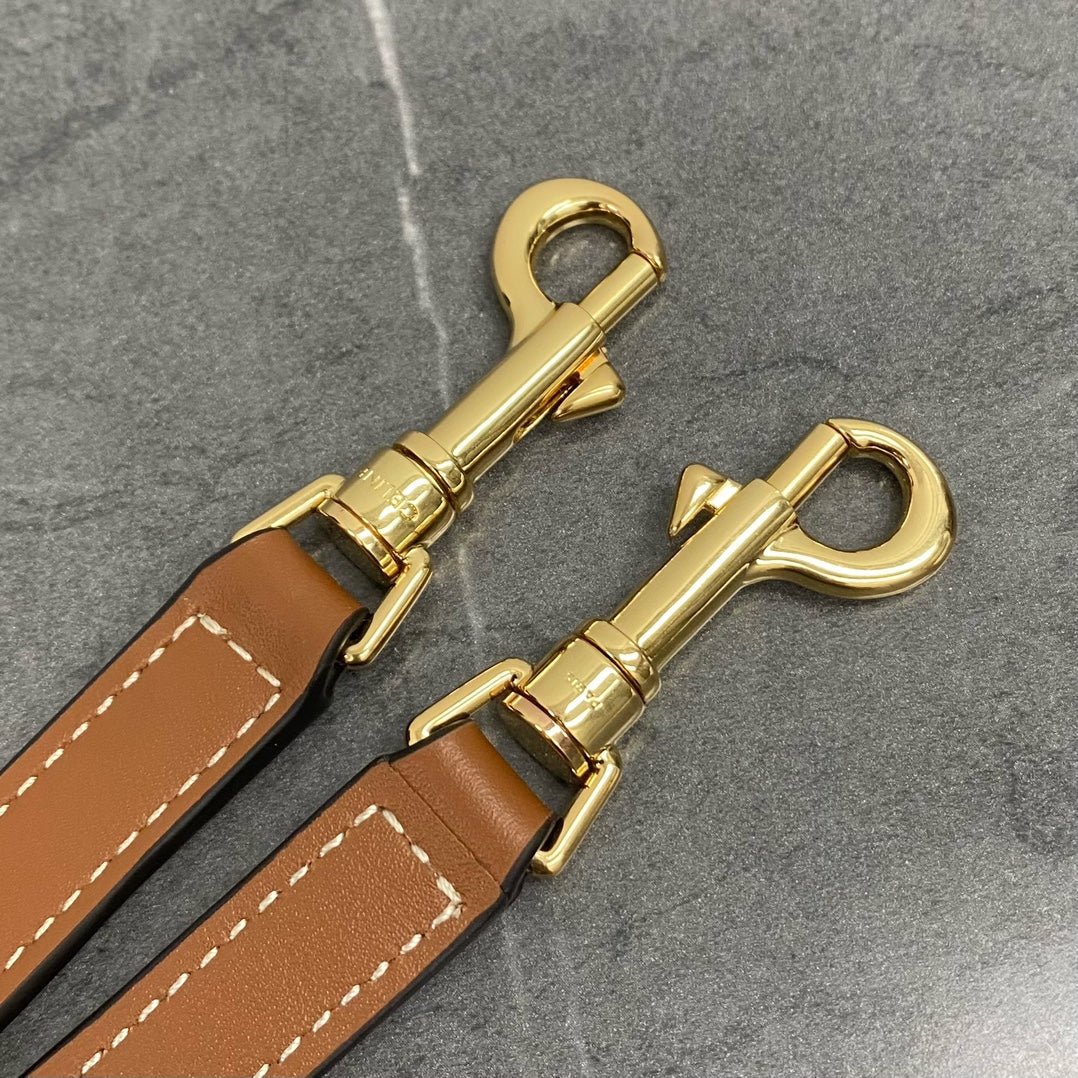 Mini Vanity Case in Canvas and Calfskin Leather