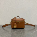 Mini Vanity Case in Natural Calfskin