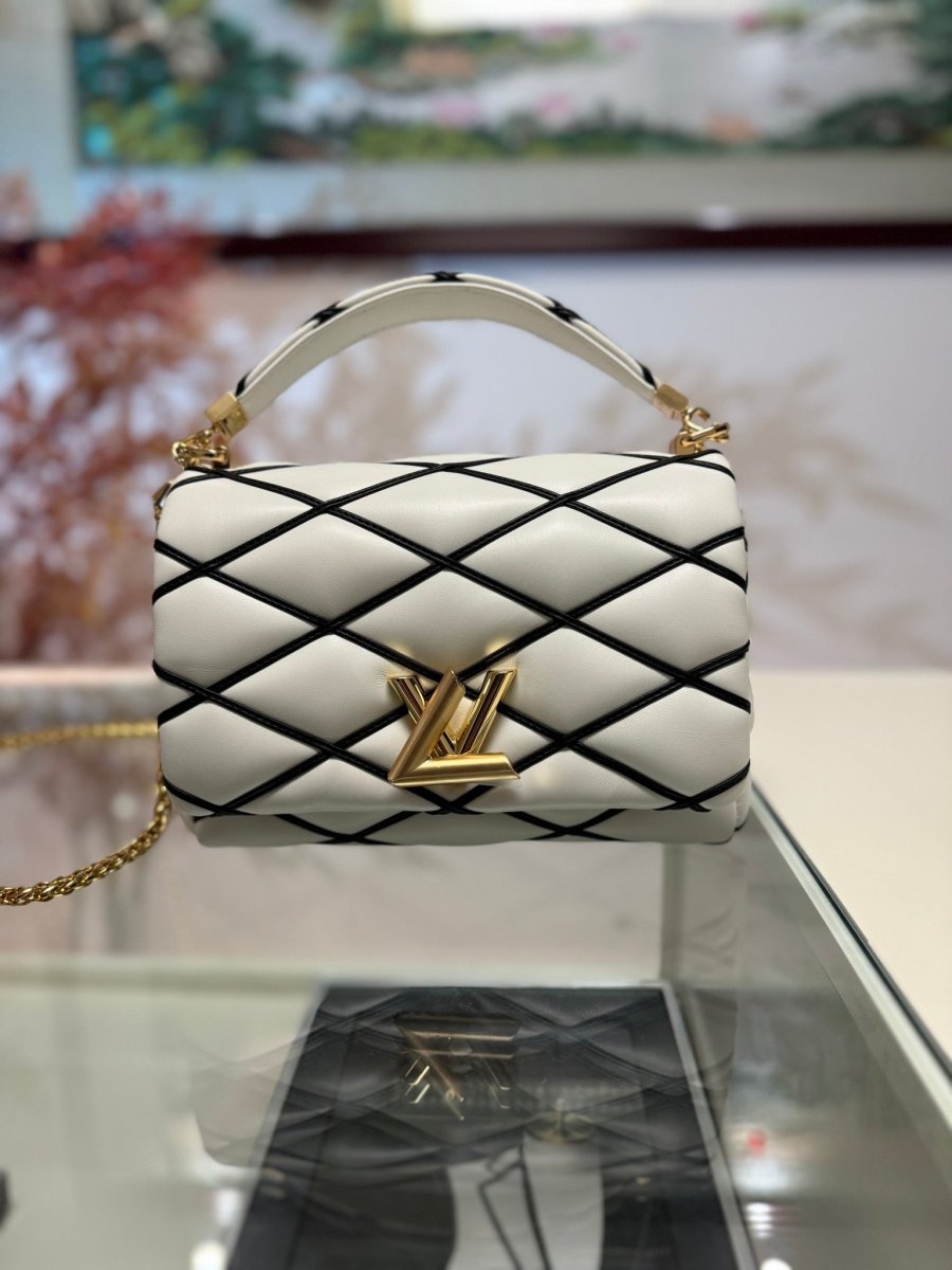 Quilted Lambskin GO - 14 Handbag – Designer Inspired Bags