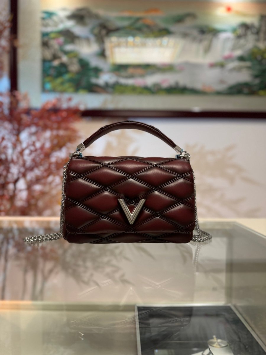 Quilted Lambskin GO - 14 Handbag – Designer Inspired Bags