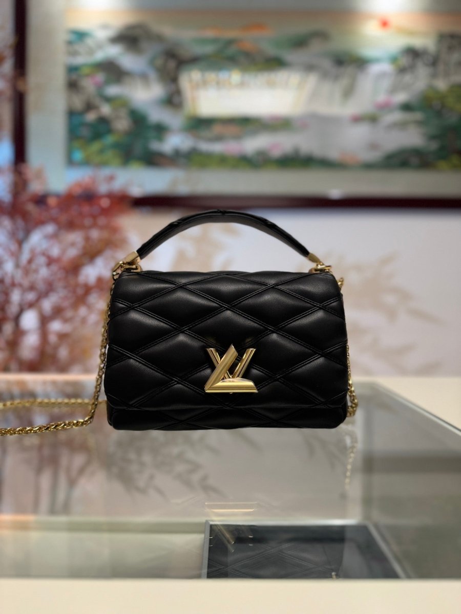 Quilted Lambskin GO - 14 Handbag – Designer Inspired Bags