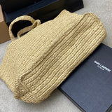 Rive Gauche Raffia Tote Bag – Luxury Inspired Summer Design