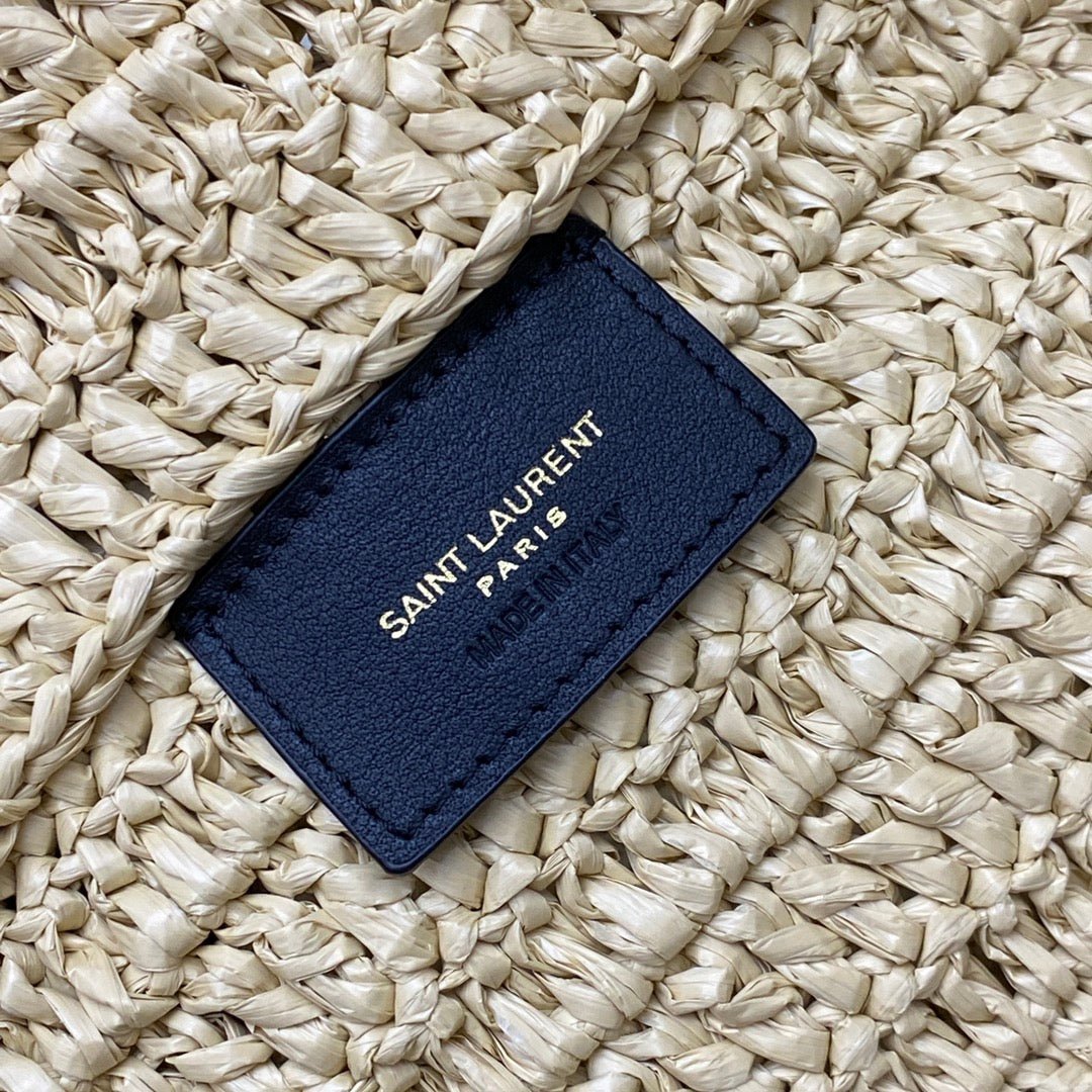 Rive Gauche Raffia Tote Bag – Luxury Inspired Summer Design