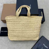 Rive Gauche Raffia Tote Bag – Luxury Inspired Summer Design