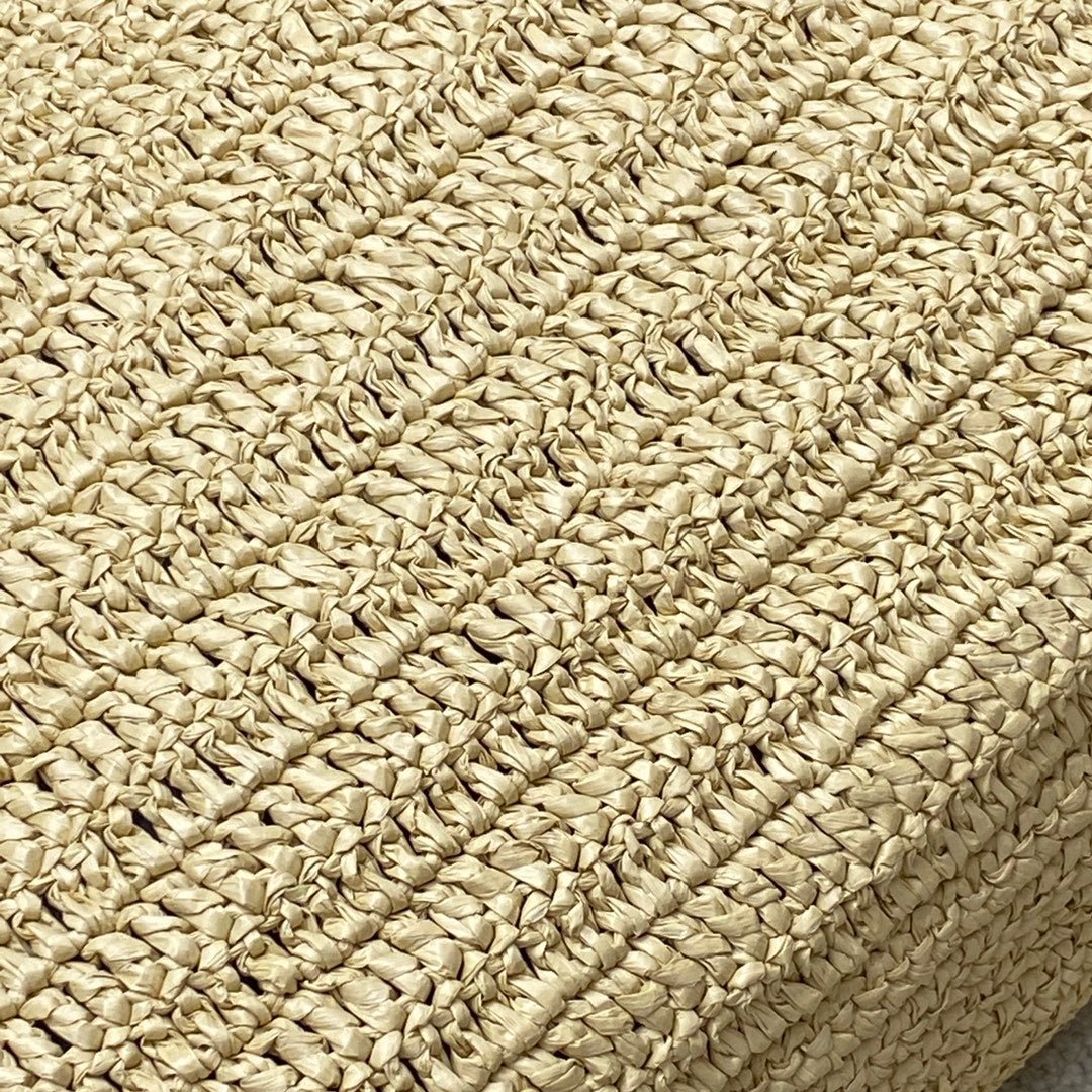 Rive Gauche Raffia Tote Bag – Luxury Inspired Summer Design