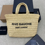 Rive Gauche Raffia Tote Bag – Luxury Inspired Summer Design