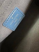 Shiny Blue Epi Leather Chain Pochette – Designer Inspired Bags