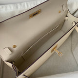 Structured Elan Handbag with Sleek Underarm Design